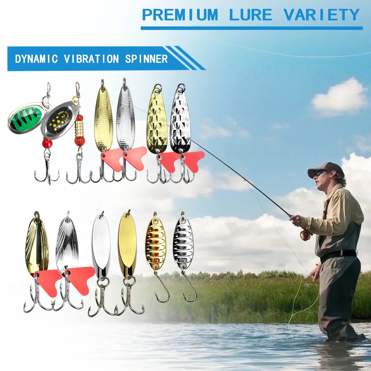 Fishing 83/133/193/239/409pcs Fishing Lure Kit For Trout/Pike/Bass Multi-Lure Fishing Set Layered Tackle Pro Gear Tackle Box Daniel’s Outdoor Company