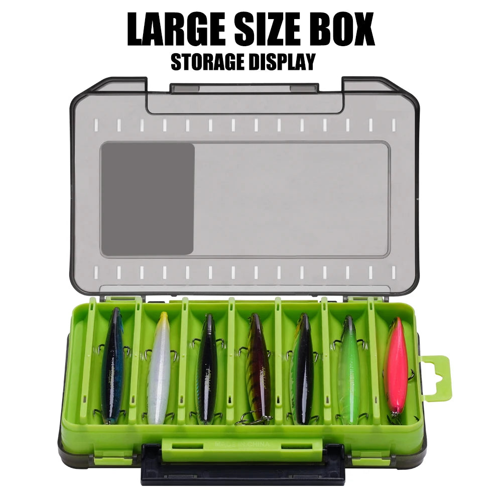 SAMOLLA Double-Sided Compact Tackle Box - Streamline Fishing with Durable, Versatile Organizer for Lures, Hooks, Baits Daniel’s Outdoor Company