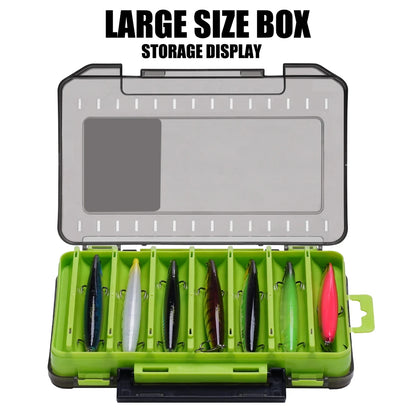 SAMOLLA Double-Sided Compact Tackle Box - Streamline Fishing with Durable, Versatile Organizer for Lures, Hooks, Baits Daniel’s Outdoor Company