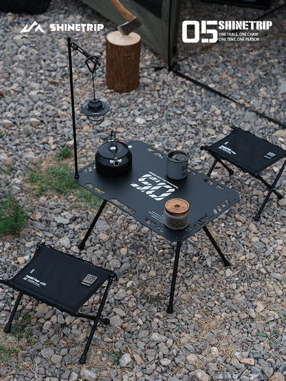 ShineTrip Outdoor 05 Series Mazza Ultra Light Folding Storage Aluminum Alloy Portable Folding Stool Mazza Daniel’s Outdoor Company