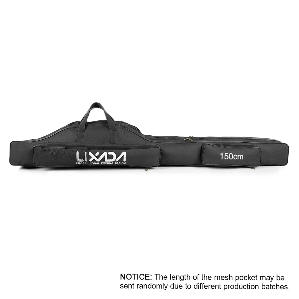 Lixada 100/130/150cm Fishing Bag Portable Folding Fishing Rod Reel Bag Fishing Tackle Carry Case Carrier Bag backpack fishing Daniel’s Outdoor Company