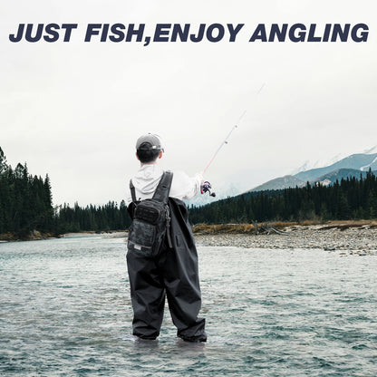 Fishing Backpack Tackle Sling Bag -Lightweight Sling Tackle Storage Bag- Fishing Backpack with Rod Holder gifts Daniel’s Outdoor Company