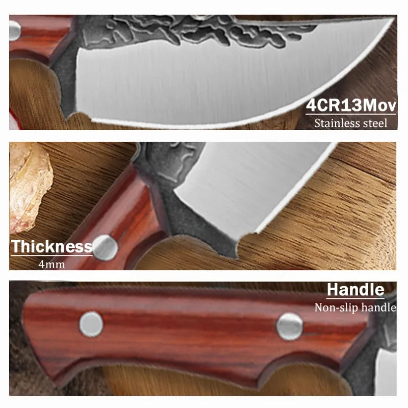 Mystery Surprise Gift Box Multi-function Professional Stainless Steel Chef Knife Utility Knife Boning Knife Outdoor Shovel Fruit Daniel’s Outdoor Company