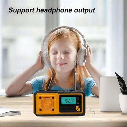 LOTOTG Portable Emergency Solar Power Radio Hand Crank Charging AM/FM Weather Radio Led Reading Flashlight Bank Phone Charger Daniel’s Outdoor Company