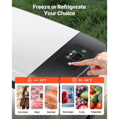 SucceBuy 15L Small Fridge Portable Car Freezer 12V/24V Mini Refrigerator Compressor Cooler for RVs Traveling Camping Outdoor Daniel’s Outdoor Company