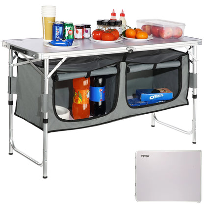 SucceBuy Camping Kitchen Table Quick set-up Folding Camping Table MDF Camping Table for Outdoor Picnics BBQ Camping RV Traveling Daniel’s Outdoor Company