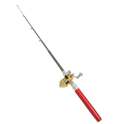 Aluminum Alloy Fishing Rod Pole Reel Multicolor Fishing Tool Pocket Fish Pen Mini Portable Pocket Fish Pen Shape Daniel’s Outdoor Company