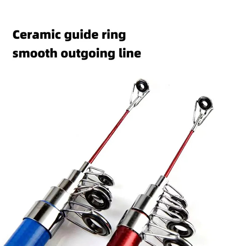 Fishing Pole Set Full Kits With Telescopic Fishing Rod And Spinning Reel Baits Hooks Travel Pole Set Daniel’s Outdoor Company