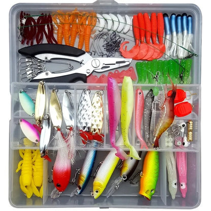 Kit Fishing Lures Set Hard Artificial Wobblers Metal Jig Spoons Soft Lure Fishing Silicone Bait Fishing Tackle Accessories Pesca Daniel’s Outdoor Company