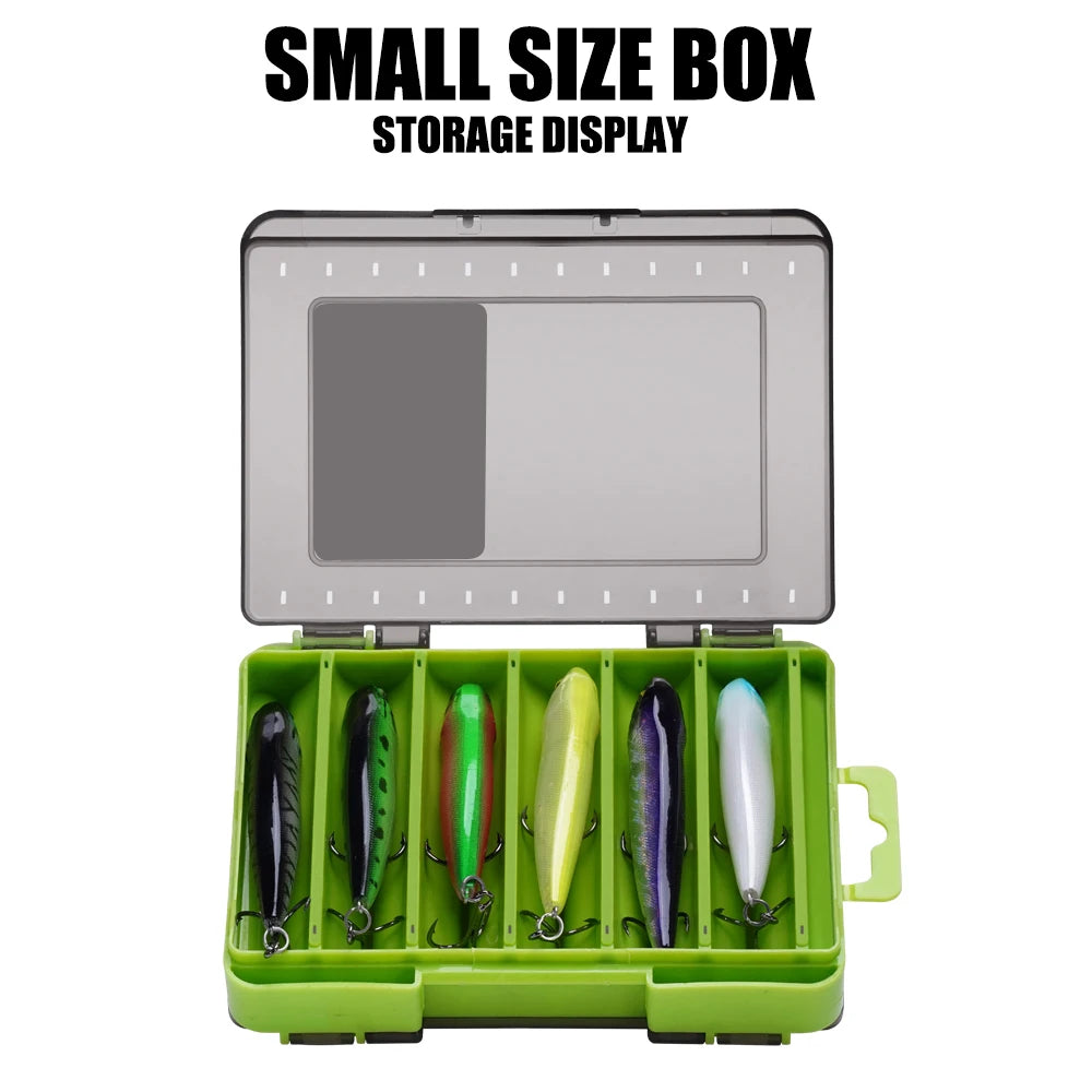 SAMOLLA Double-Sided Compact Tackle Box - Streamline Fishing with Durable, Versatile Organizer for Lures, Hooks, Baits Daniel’s Outdoor Company
