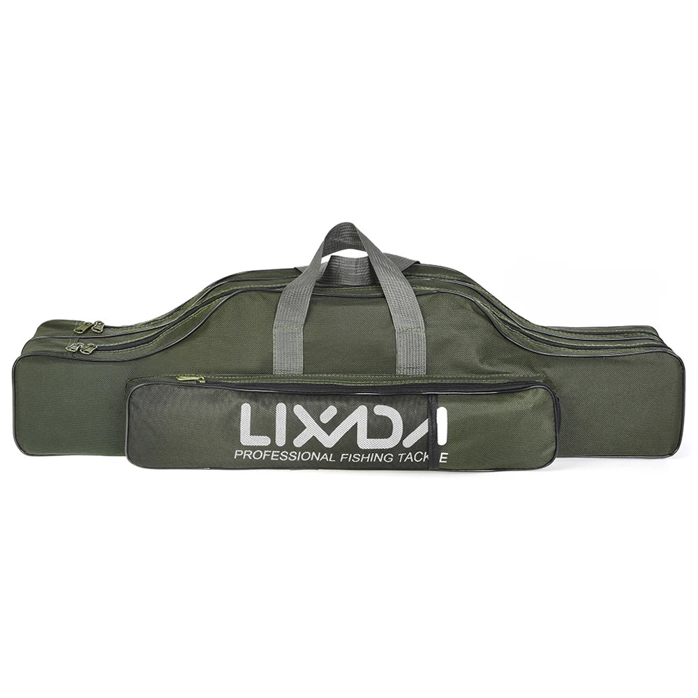 Lixada 100/130/150cm Fishing Bag Portable Folding Fishing Rod Reel Bag Fishing Tackle Carry Case Carrier Bag backpack fishing Daniel’s Outdoor Company