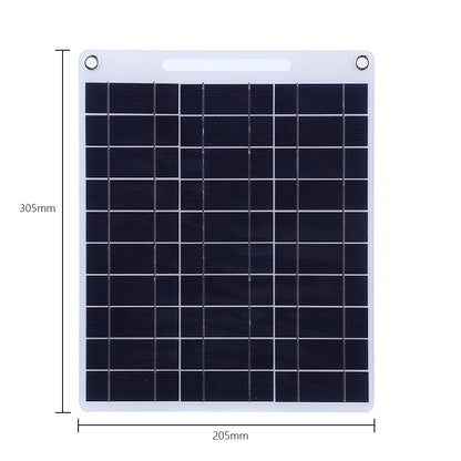 30W Solar Panel Portable 5V Fast-charging Cell Board Outdoor Emergency Charging Battery Camping Hiking Travel Phone Charger Daniel’s Outdoor Company