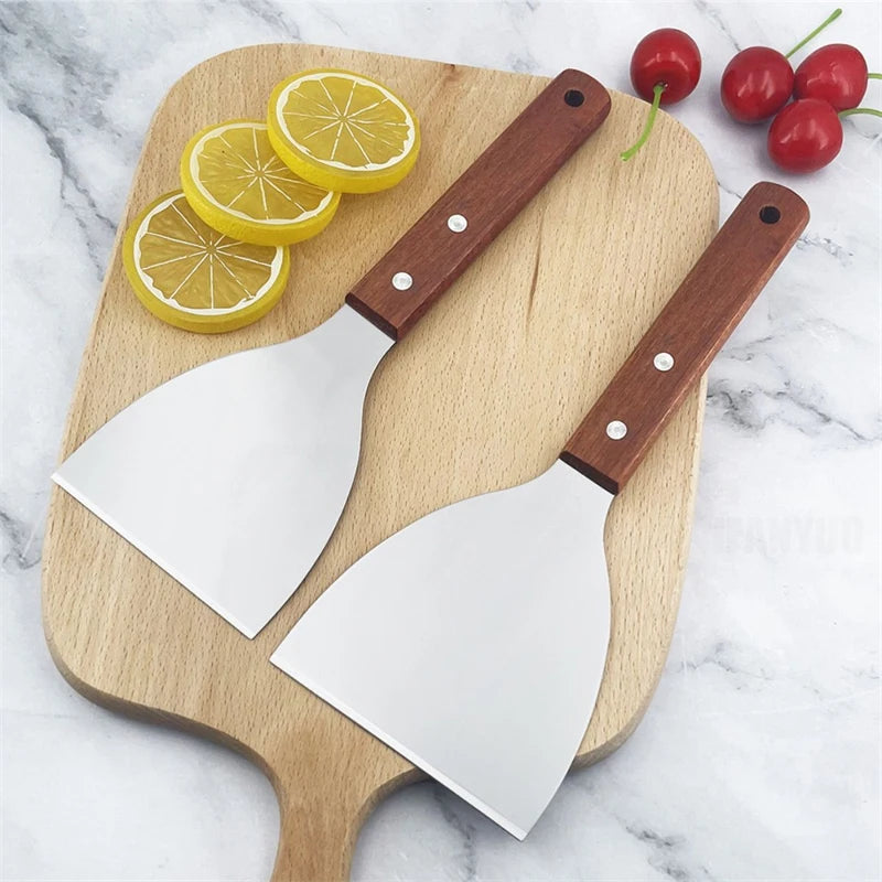 Stainless Steel Spatula and Grill Scraper Non Stick Durable Barbecue Cooking Tools Pizza Shovel Pancake Beef BBQ Utensils Daniel’s Outdoor Company