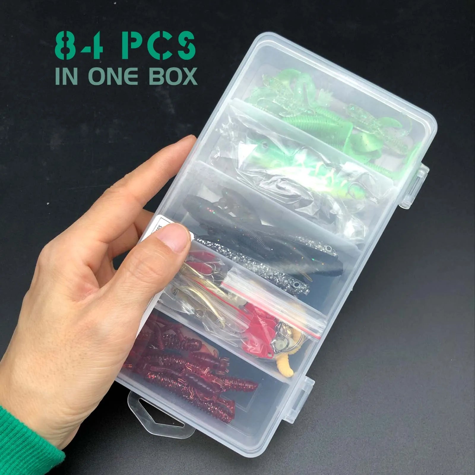 84/107/78/284/139pcs Fishing Lure Kit Soft And Hard Bait Set Applicable To All Water Layer Efficient Simulated Lure Set With Box Daniel’s Outdoor Company