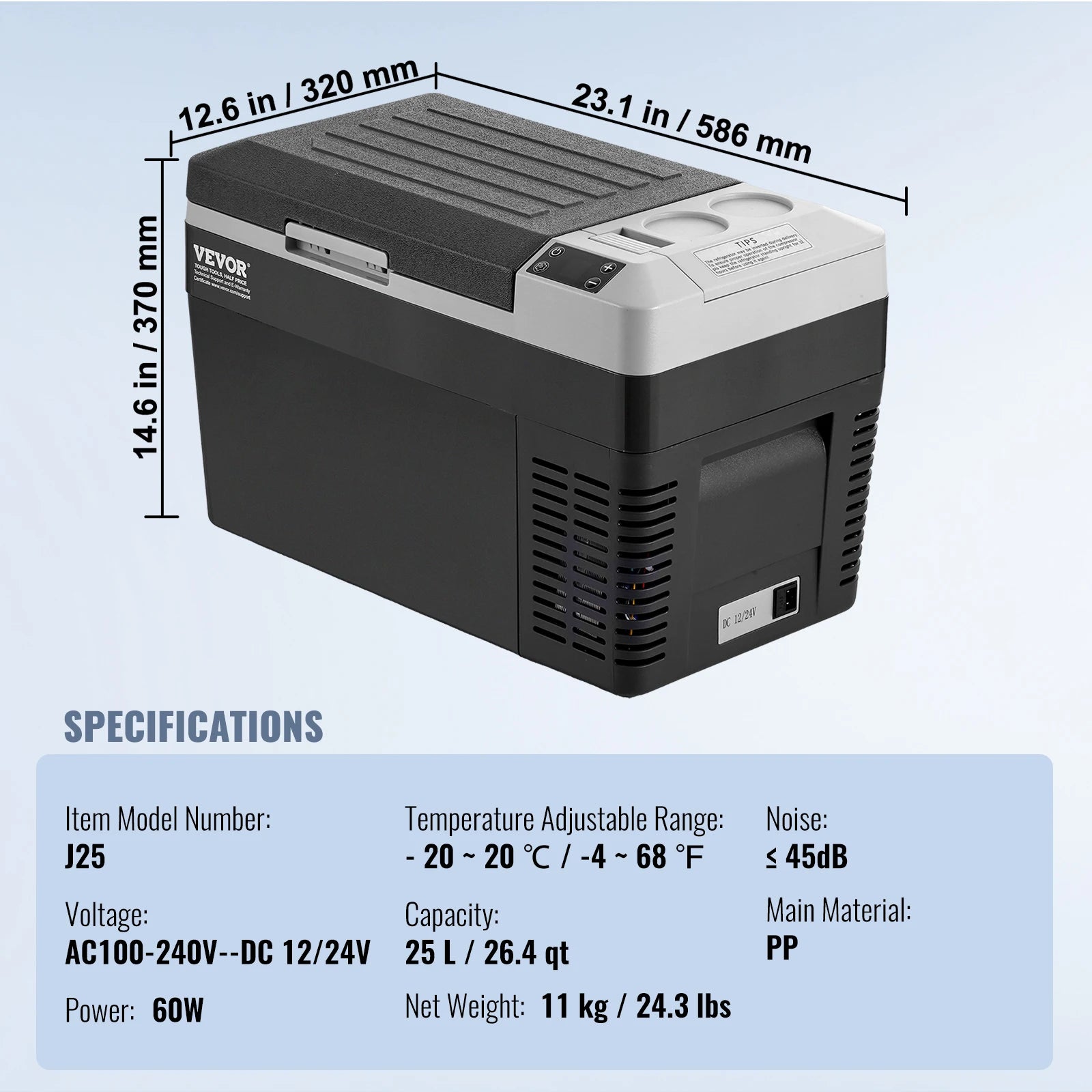 SucceBuy 8L to 75L Car Refrigerator Fridge Portable Icebox Single&Dual Zone w/Blue Tooth Temp Adjustable for Outdoor Camping RV Daniel’s Outdoor Company