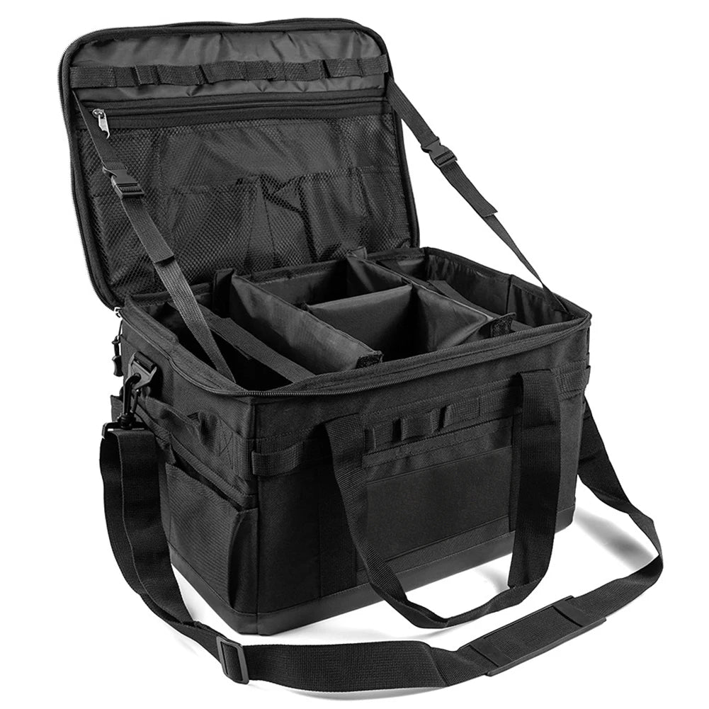 30L Camping Cooking Utensil Organizer Large Capacity Car Trunk Storage Bag Detachable Multifunctional Camping Stove Storage Case Daniel’s Outdoor Company