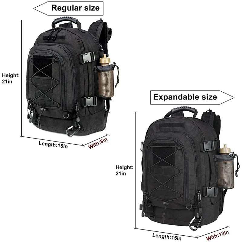 60L Military Tactical Backpack Army Molle Assault Rucksack Outdoor Travel Hiking Rucksacks Camping Hunting mochila hombre Daniel’s Outdoor Company