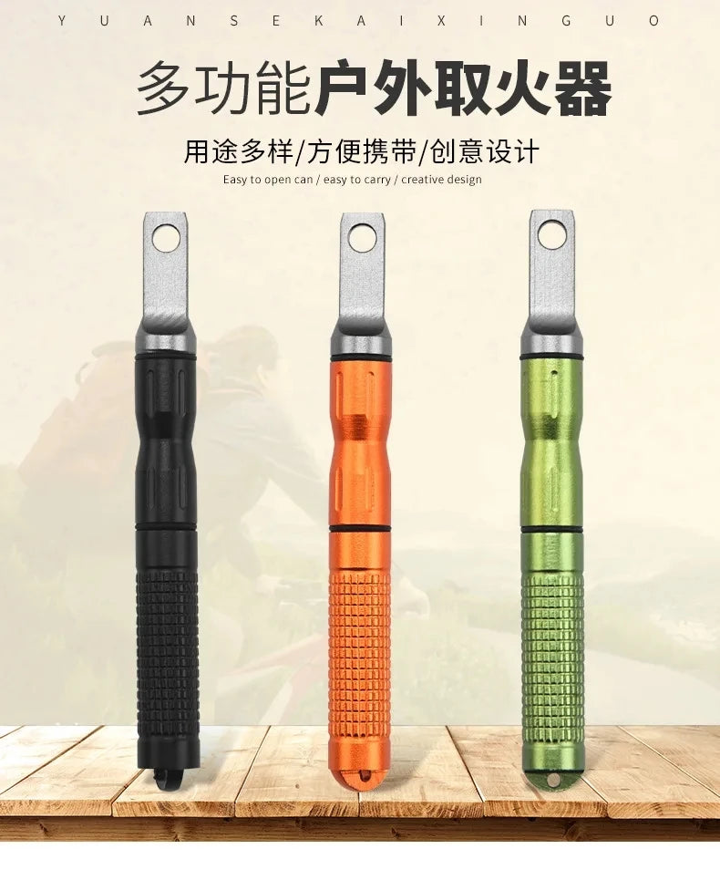 New Waterproof Portable Flint Emergency Fire Starter Multifunctional Outdoor Camping Fire Rod Tool for Survival Equipment Daniel’s Outdoor Company