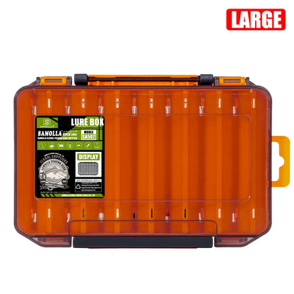 SAMOLLA Double-Sided Compact Tackle Box - Streamline Fishing with Durable, Versatile Organizer for Lures, Hooks, Baits Daniel’s Outdoor Company