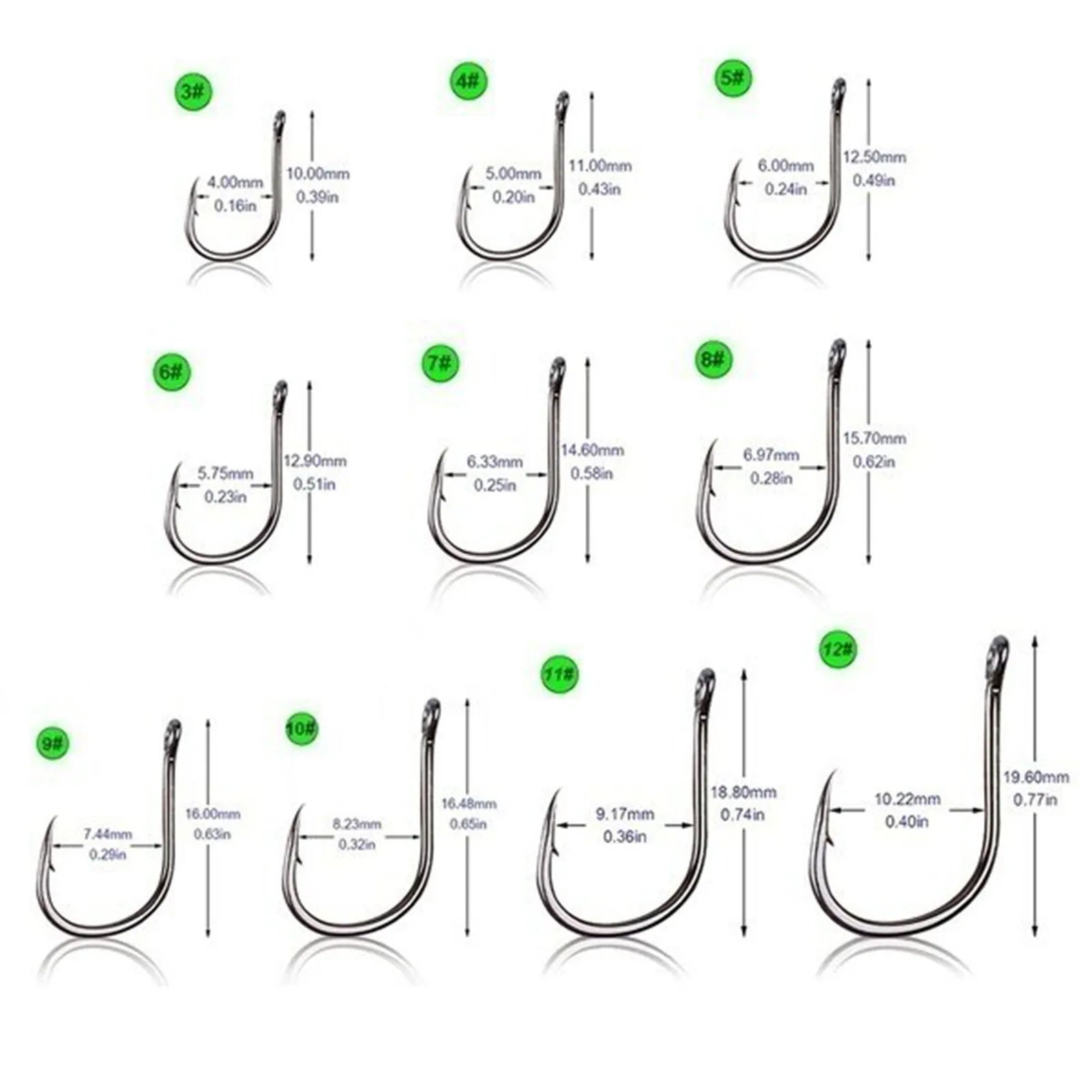 100pcs Fishing Hook Stainless Steel Carbon Fishing Hook With Loop Sharp Barbed Boxed Fishing Hook Set Sea Fishing Accessories Daniel’s Outdoor Company