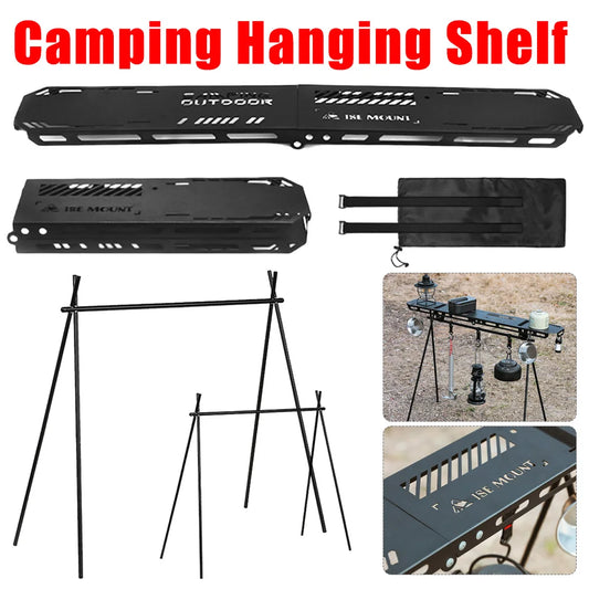 Foldable Camping Tripod Top Plate With Hanging Hole Camping Hanging Rack Top Plate High Strength Bending For BBQ Picnic Hiking Daniel’s Outdoor Company