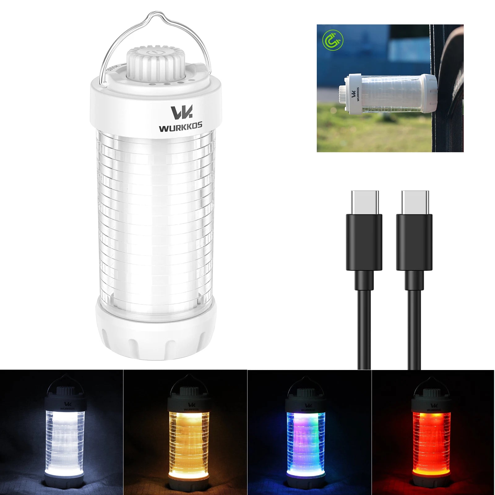 Wurkkos CL01 Mini RGB 360° Flashlight, 550 Lumens, 21700 Rechargeable LED Flashlight, Camping Light, Power Bank, Waterproof Daniel’s Outdoor Company