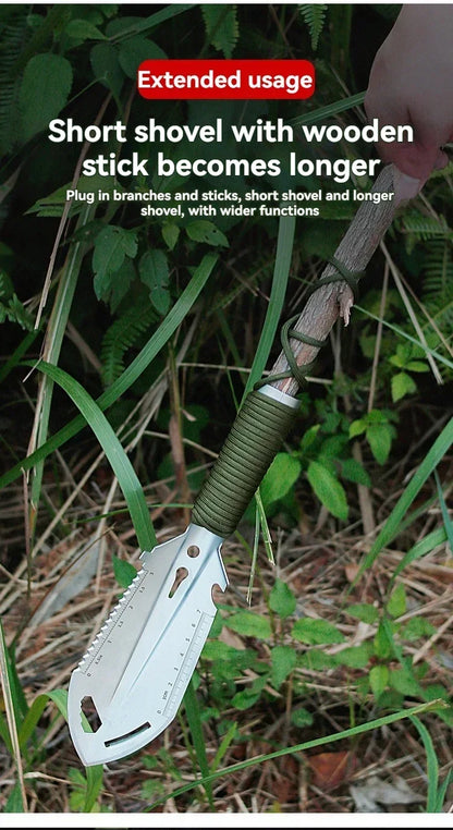 Portable Camping Hiking Traveling Pinic Shovel Multifunctional Ordnance Shovel Survival Outdoor Equipment Garden Tool Shovel Daniel’s Outdoor Company