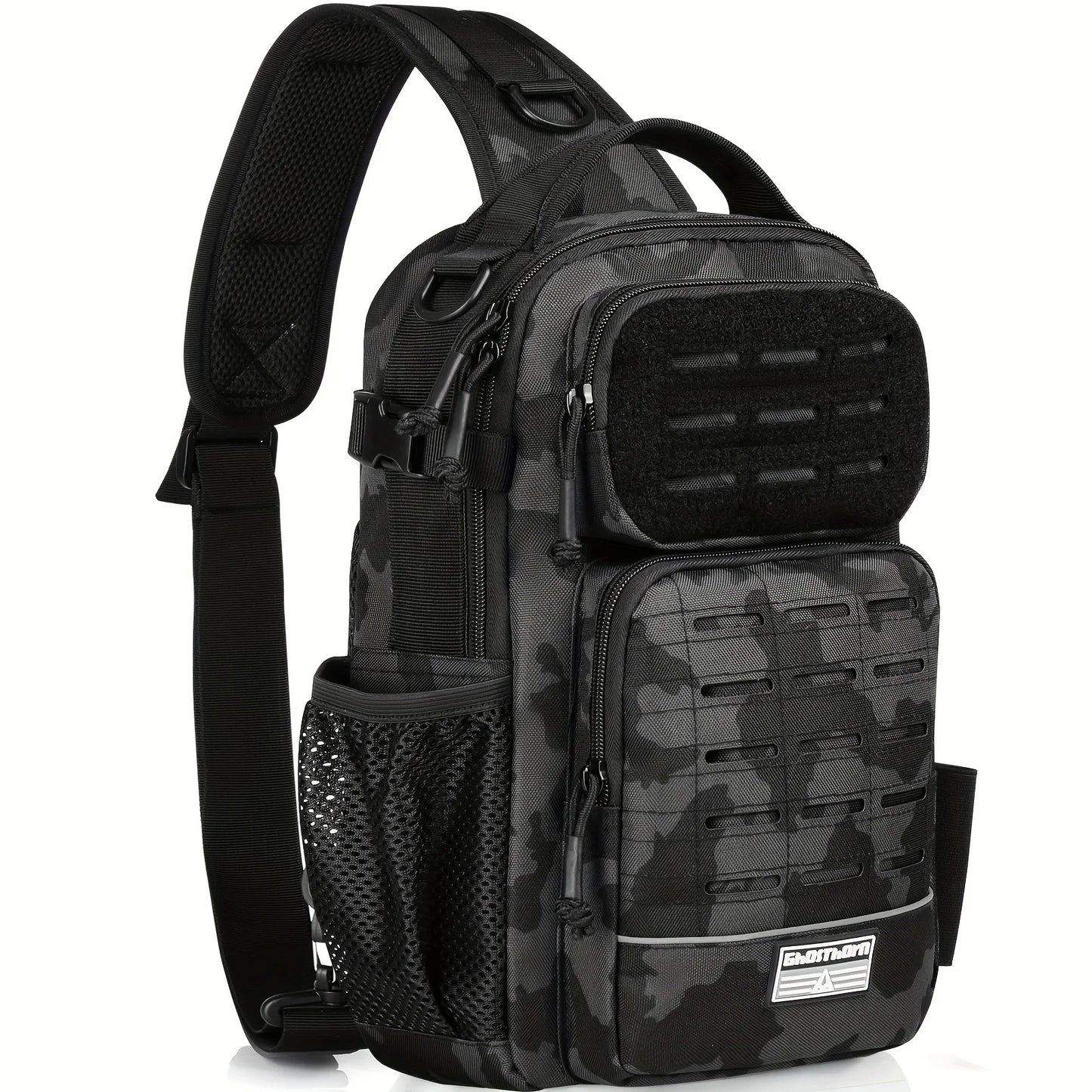 Fishing Backpack Tackle Sling Bag -Lightweight Sling Tackle Storage Bag- Fishing Backpack with Rod Holder gifts Daniel’s Outdoor Company