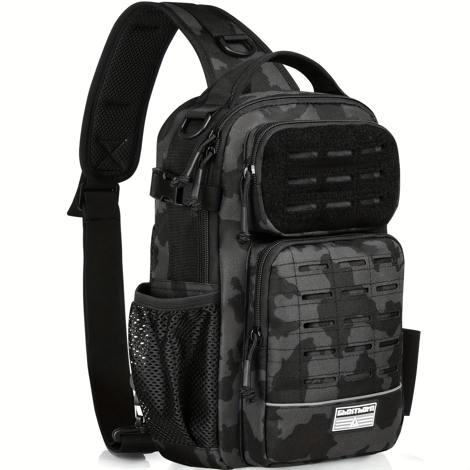 Fishing Backpack Tackle Sling Bag -Lightweight Sling Tackle Storage Bag- Fishing Backpack with Rod Holder gifts Daniel’s Outdoor Company