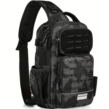 Fishing Backpack Tackle Sling Bag -Lightweight Sling Tackle Storage Bag- Fishing Backpack with Rod Holder gifts Daniel’s Outdoor Company