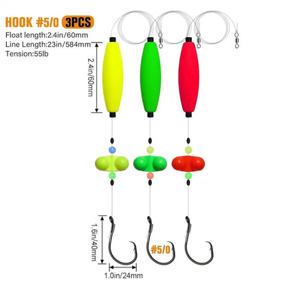 Catfish Fishing Rigs Catfishing Float Rigs Portable Freshwter Tackle Gear For Boyfriend Neighbor Grandfather Uncle Daniel’s Outdoor Company