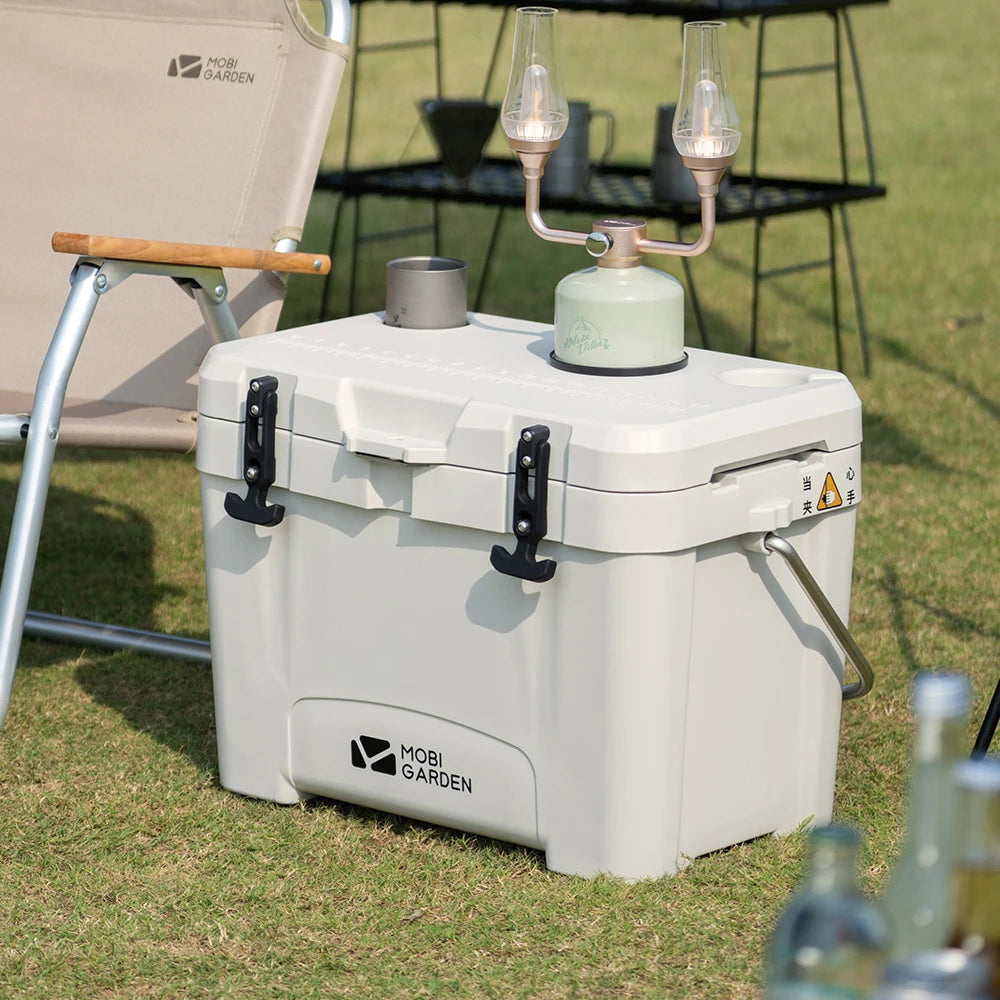 MOBI GARDEN Camping Ice Box 25L Portable Large Capacity Car Refrigerator Food Barbecue Cold Storage Outdoor Daniel’s Outdoor Company