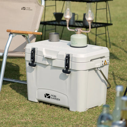 MOBI GARDEN Camping Ice Box 25L Portable Large Capacity Car Refrigerator Food Barbecue Cold Storage Outdoor Daniel’s Outdoor Company