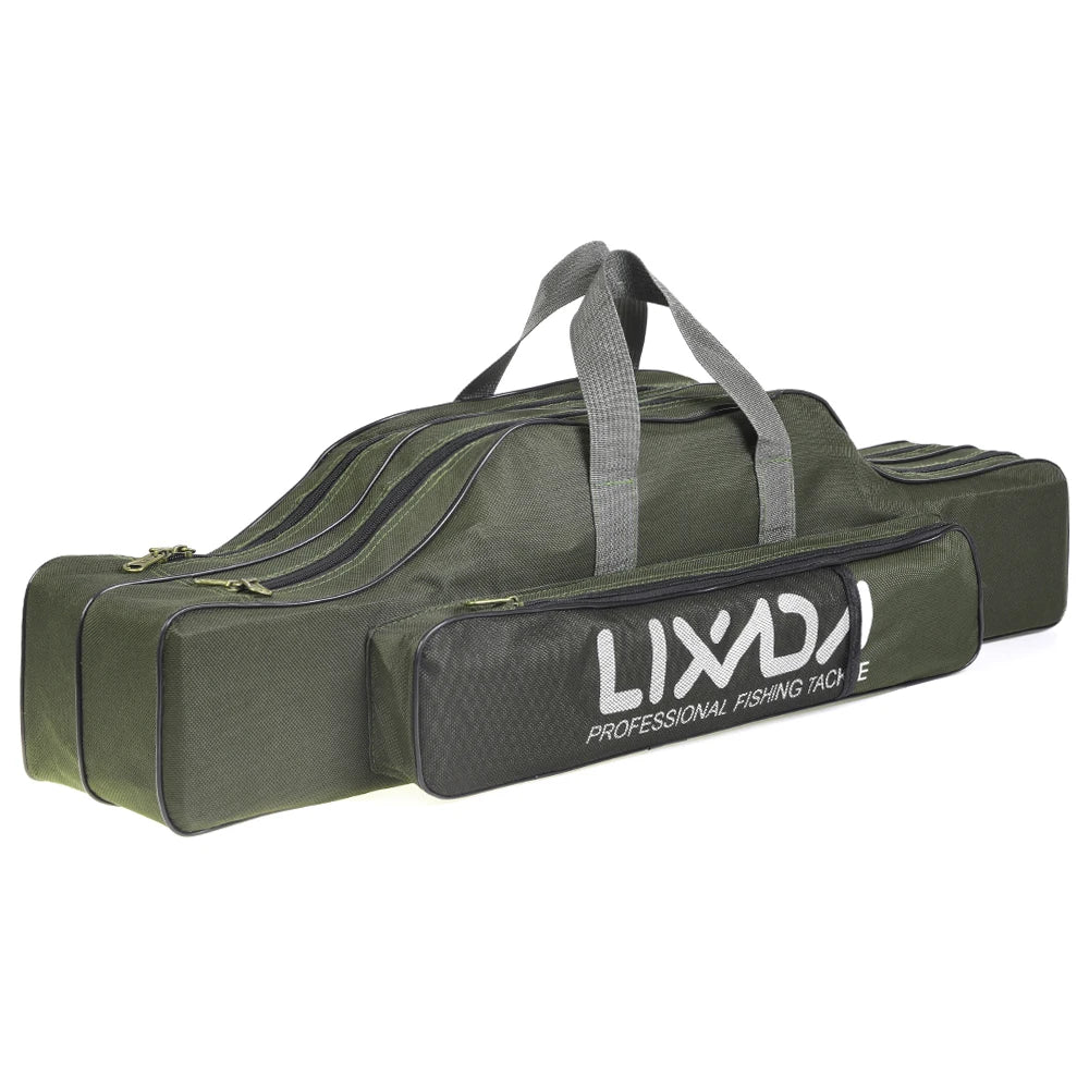 Lixada 100/130/150cm Fishing Bag Portable Folding Fishing Rod Reel Bag Fishing Tackle Carry Case Carrier Bag backpack fishing Daniel’s Outdoor Company
