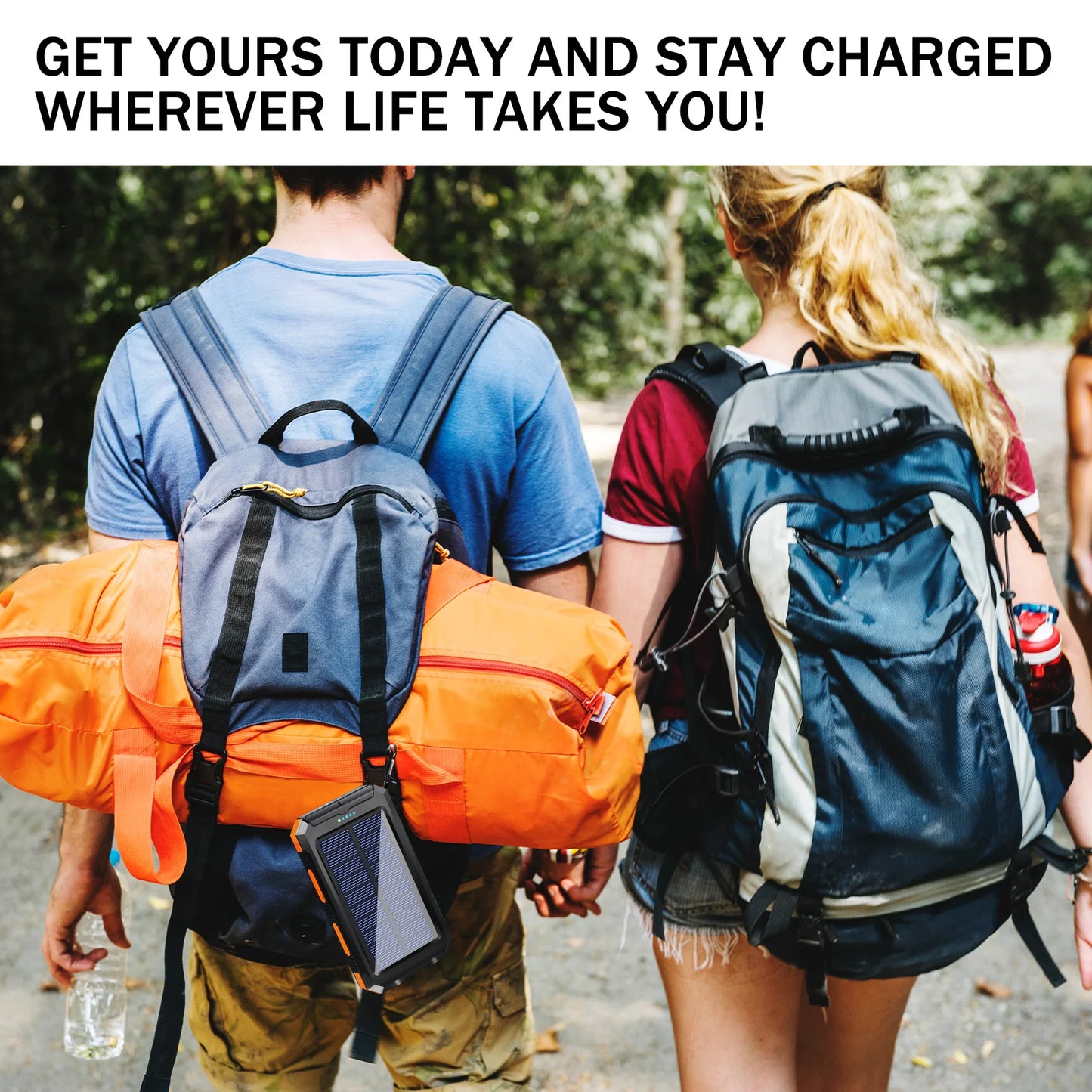20000mAh Solar Power Bank Portable Solar Charger Waterproof Dual 5V USB Ports 2 LED Light Flashlight For Cell IPhone Outdoor Daniel’s Outdoor Company