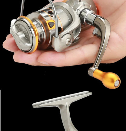 Mini DC150 Series Super Powerful 12+1BB Spinning Fishing Reel 5.2:1 Gear Ratio Metal Mini Durable Fishing Coil baitcasting reel Daniel’s Outdoor Company