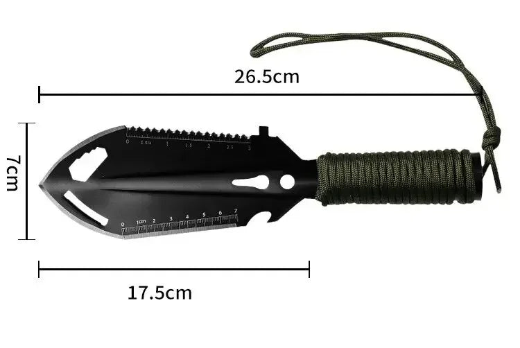Portable Camping Hiking Traveling Pinic Shovel Multifunctional Ordnance Shovel Survival Outdoor Equipment Garden Tool Shovel Daniel’s Outdoor Company