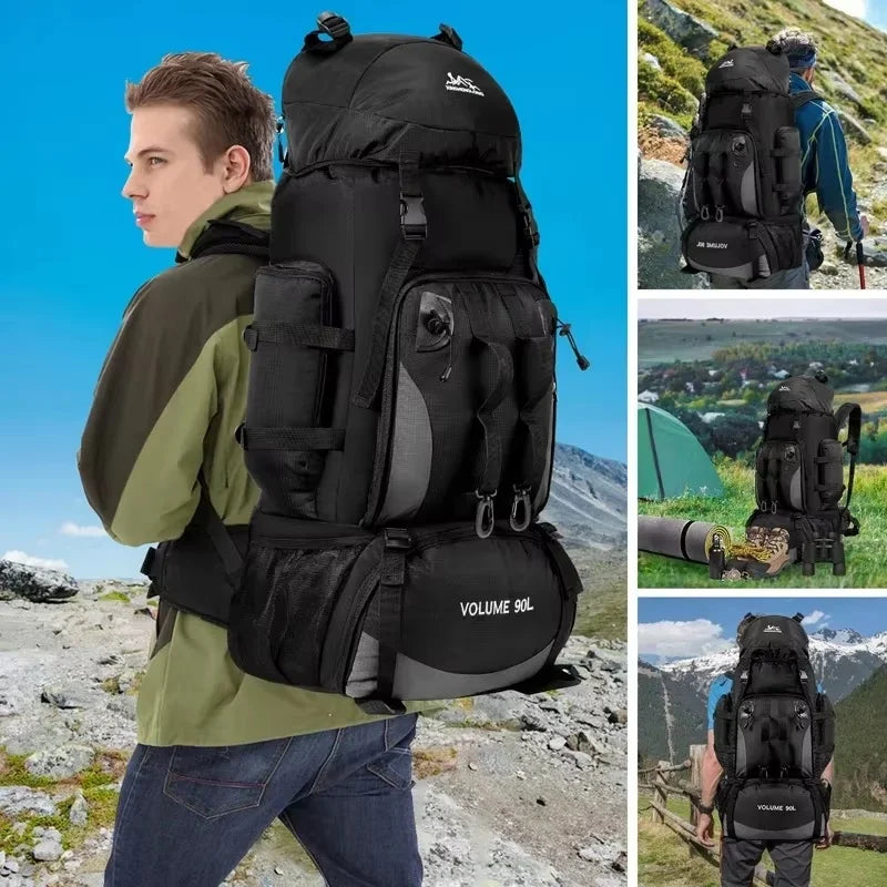 90L Waterproof Hiking Backpack Camping Rucksack Large Capacity Travel Outdoor Sports Bag for Trekking Backpacking and Adventure Daniel’s Outdoor Company