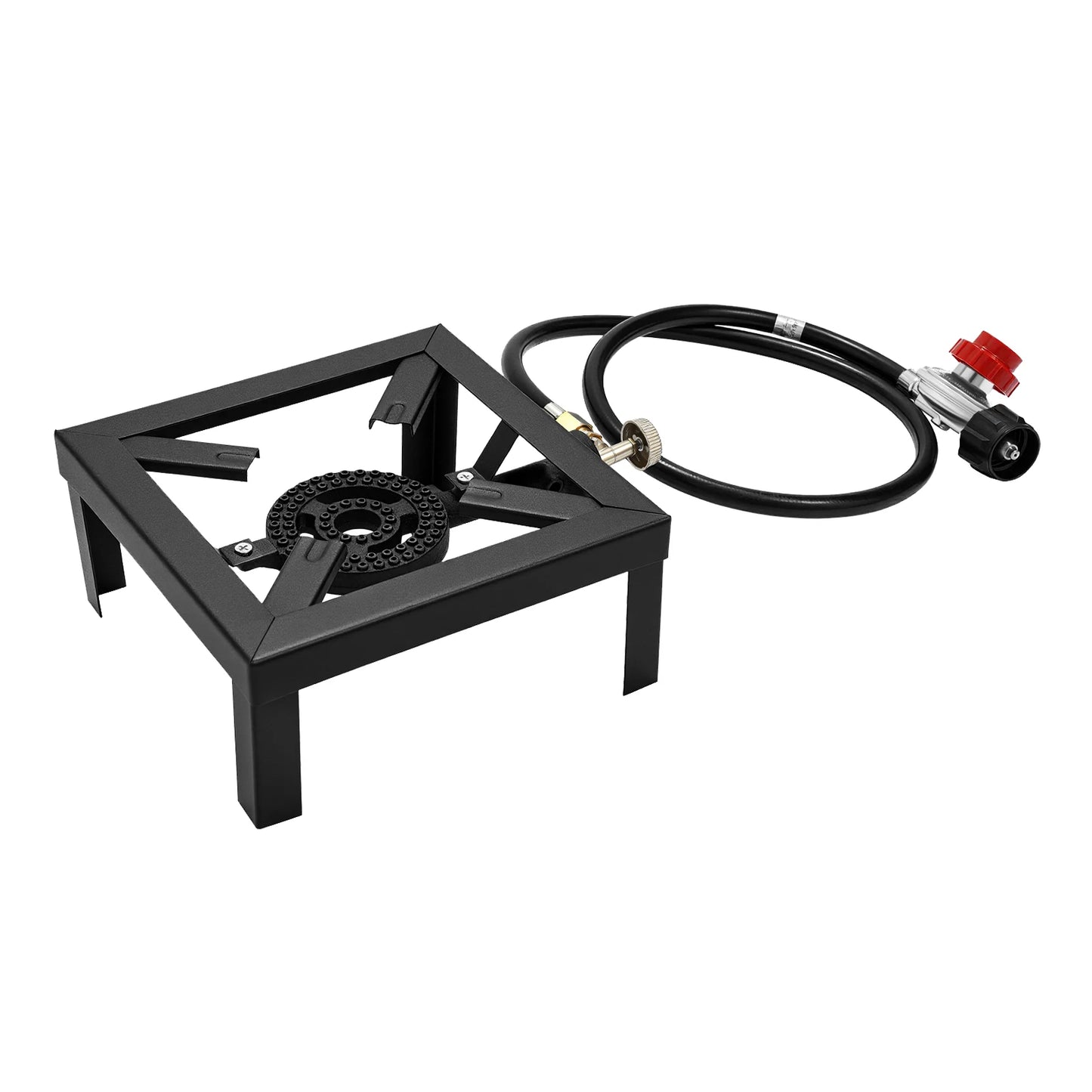 8000W Portable Double Burner Outdoor Gas Stove Propane Cooker with Adjustable 0-10Psi Regulator Hose for Patio Camping, BBQ Daniel’s Outdoor Company
