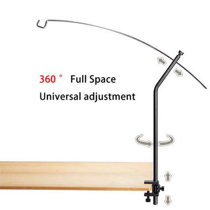 TARKA Camping Lantern Stand Light Holder Ultralight 360° Adjustment Tabletop Light Stand Universal Desktop Lighting Hanging Rack Daniel’s Outdoor Company