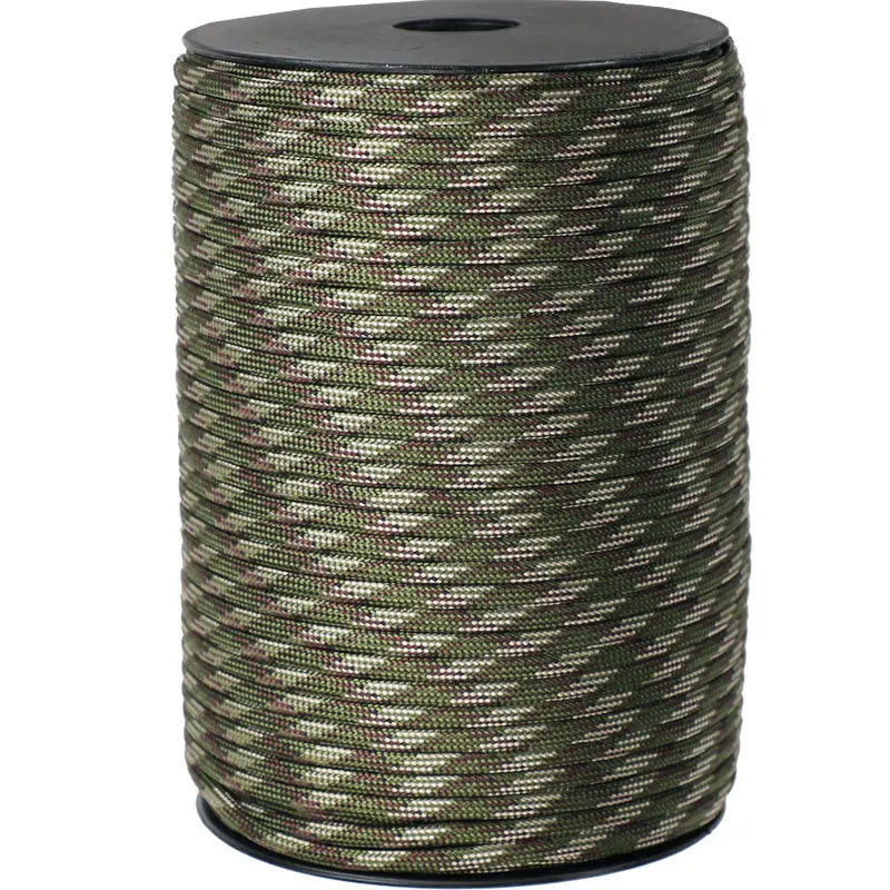 100/50M 550 Military Standard 9-Core Paracord Rope 4mm Outdoor Parachute Cord Survival Umbrella Tent Lanyard Strap Clothesline Daniel’s Outdoor Company