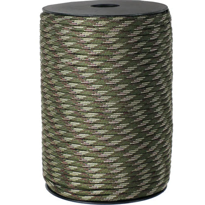 100/50M 550 Military Standard 9-Core Paracord Rope 4mm Outdoor Parachute Cord Survival Umbrella Tent Lanyard Strap Clothesline Daniel’s Outdoor Company