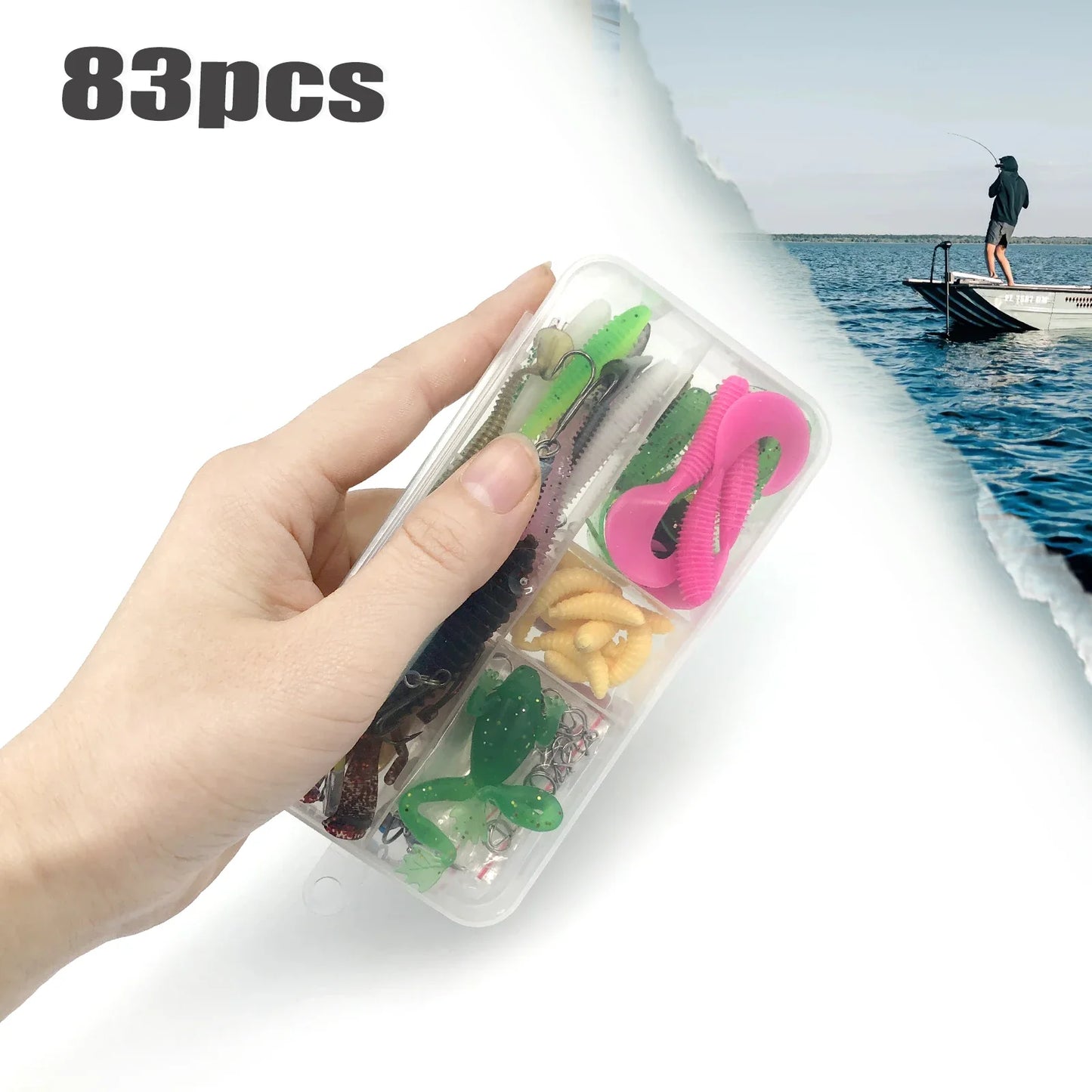 Fishing 83/133/193/239/409pcs Fishing Lure Kit For Trout/Pike/Bass Multi-Lure Fishing Set Layered Tackle Pro Gear Tackle Box Daniel’s Outdoor Company