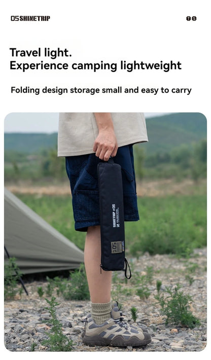 ShineTrip Outdoor 05 Series Mazza Ultra Light Folding Storage Aluminum Alloy Portable Folding Stool Mazza Daniel’s Outdoor Company