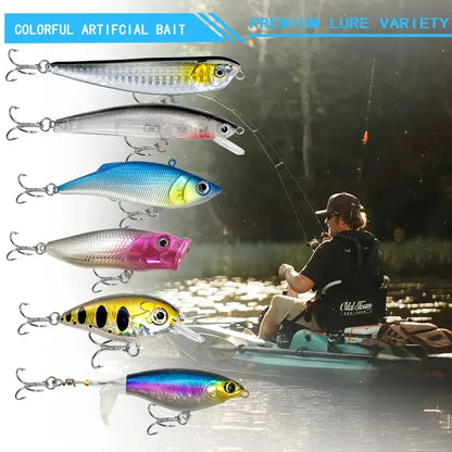 Fishing 83/133/193/239/409pcs Fishing Lure Kit For Trout/Pike/Bass Multi-Lure Fishing Set Layered Tackle Pro Gear Tackle Box Daniel’s Outdoor Company