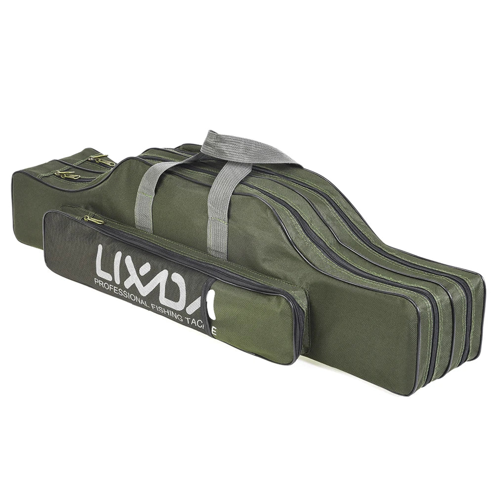 Lixada 100/130/150cm Fishing Bag Portable Folding Fishing Rod Reel Bag Fishing Tackle Carry Case Carrier Bag backpack fishing Daniel’s Outdoor Company