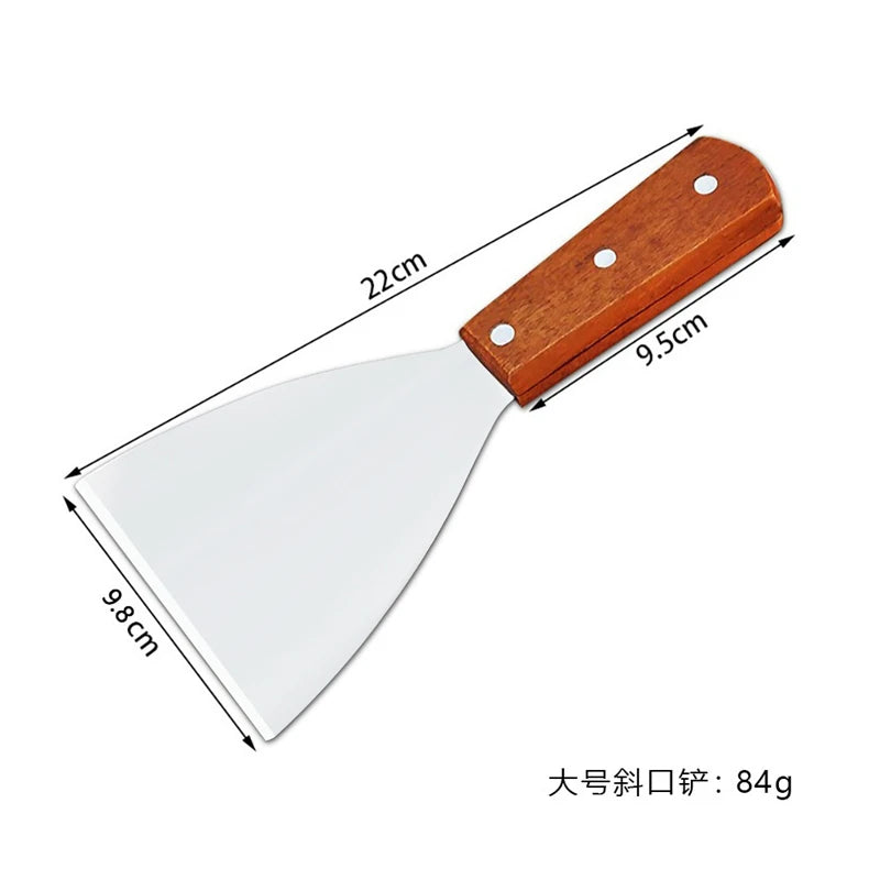 Stainless Steel Spatula and Grill Scraper Non Stick Durable Barbecue Cooking Tools Pizza Shovel Pancake Beef BBQ Utensils Daniel’s Outdoor Company