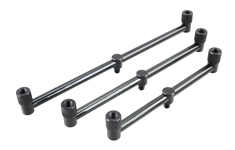 Hirisi 2X Mini Black Short Buzz Bars 20cm/25cm/30cm for Dual Rod Carp Fishing Daniel’s Outdoor Company
