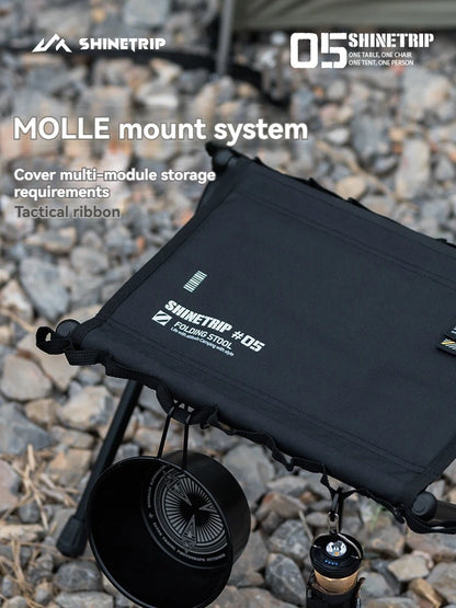 ShineTrip Outdoor 05 Series Mazza Ultra Light Folding Storage Aluminum Alloy Portable Folding Stool Mazza Daniel’s Outdoor Company