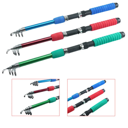 Fishing Pole Set Full Kits With Telescopic Fishing Rod And Spinning Reel Baits Hooks Travel Pole Set Daniel’s Outdoor Company